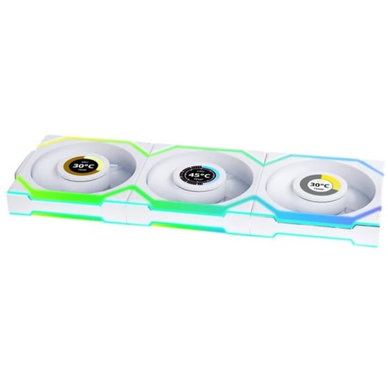 Case Fan Lian-Li Unifan SL Wireless LCD 120mm RGB - Λευκό image 1