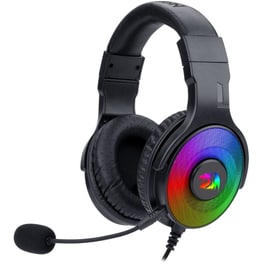 Redragon H350 Pandora Gaming Ενσύρματα Ακουστικά 3.5mm/USB με RGB Φωτισμό - Μαύρα
