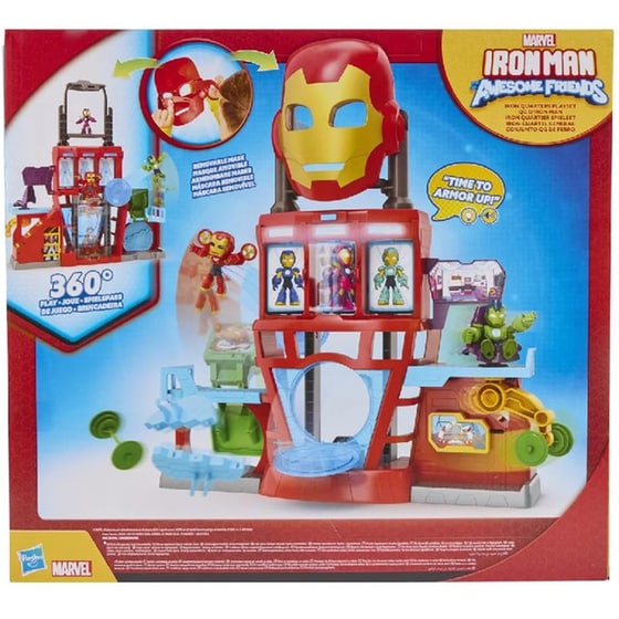 Playset Hasbro Marvel Iron Man and His Amazing Friends Quarters image 0