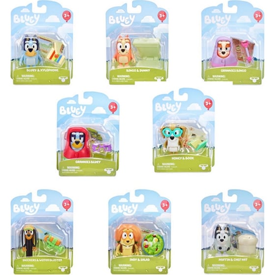 Μίνι Φιγούρα Bluey με Αξεσουάρ - Τυχαία Επιλογή Σχεδίου image 0