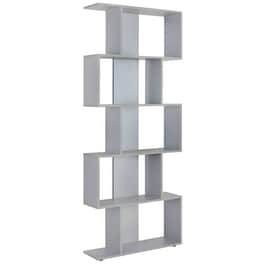 Ραφιέρα Woodwell Ross από MDF 70x30x175 cm - Λευκό