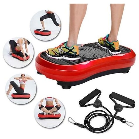 Πλατφόρμα Δόνησης Παθητικής Εκγύμνασης Hoppline Full Body - Μαύρη/Κόκκινη image 4