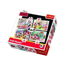 Παιδικό Σετ Παζλ Trefl Minnie (12/15/20/24 Κομμάτια)
