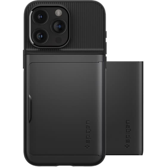 Θήκη Apple iPhone 15 Pro - Spigen Slim Armor Cs - Black image 2