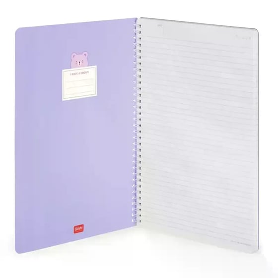 Σημειωματάριο Legami Ριγέ Σπιράλ Maxi Teddy Bear image 1