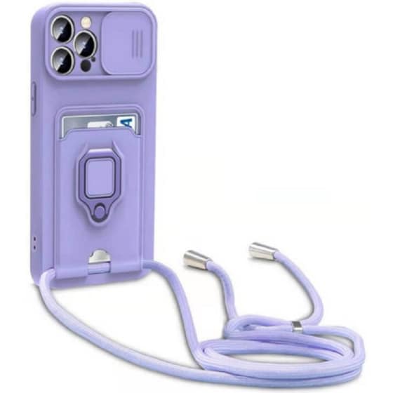Θήκη Apple iPhone 12 Pro Max - Bodycell Multifunction - Μωβ image 1