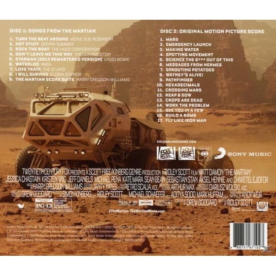 The Martian Deluxe Soundtrack image 1