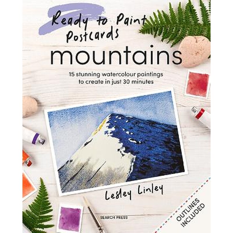 Ready to Paint Postcards: Mountains