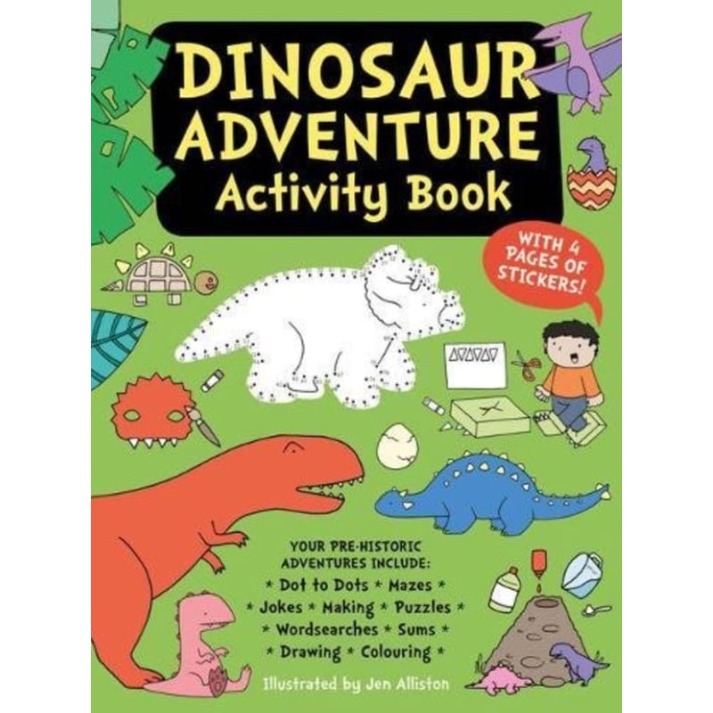 Dinosaur Adventure Activity Book