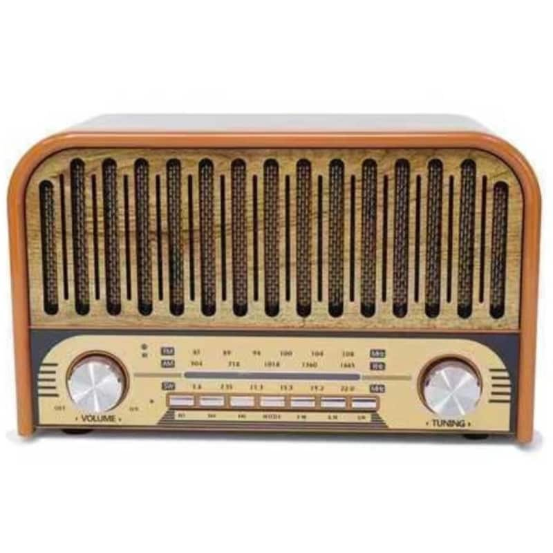 MEIER Φορητό Radio Meier M2031BT Retro - Καφε/Xρυσό