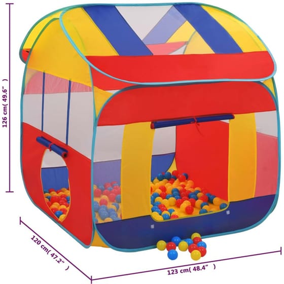 Vidaxl Παιδική Σκηνή 123 x 120 x 126 εκ. image 8