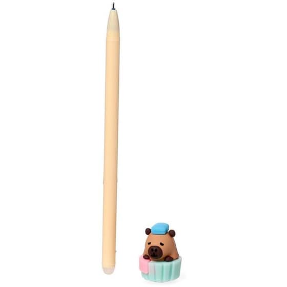 Στυλό Διαρκείας Puckator με Γόμα Topper Capybara (1 Τεμάχιο) image 6