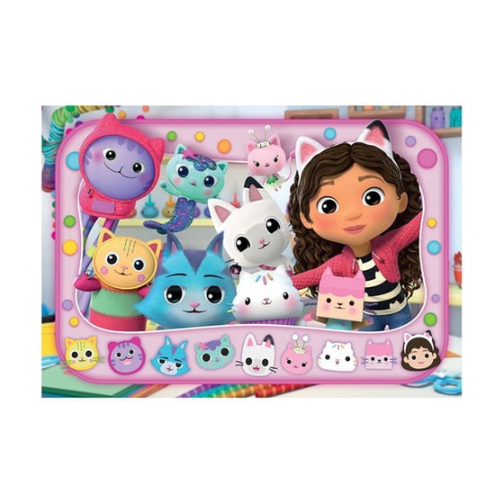 Παιδικό Παζλ Clementoni Maxi Super Color Gabby's Dollhouse (60 Κομμάτια) image 1