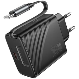 Φορτιστής Πρίζας Hoco N57 USB-C 20W - Black