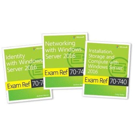 MCSA Windows Server 2016 Exam Ref 3-Pack image 0