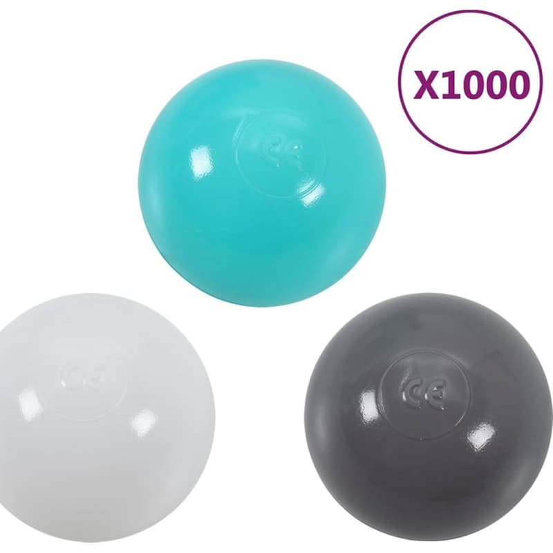 Μπαλάκια Παιδότοπου/ Πισίνας VidaXL 1000 Τμχ - Πολύχρωμες VIDAXL
