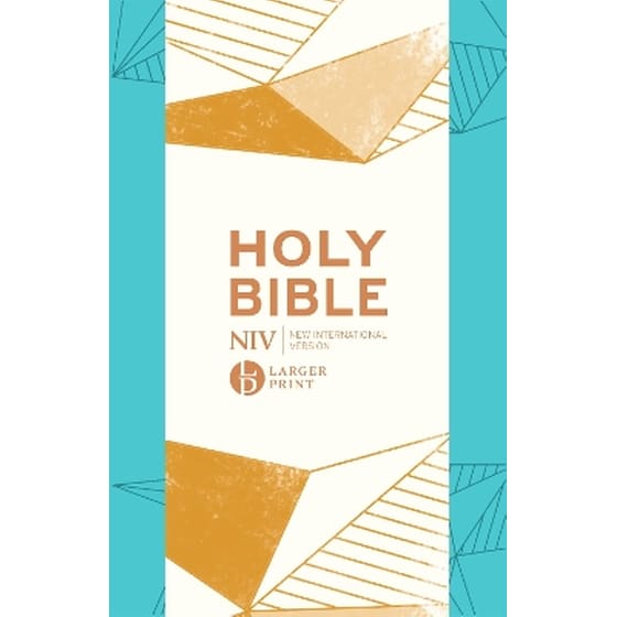 NIV Larger Print Personal Teal Soft-Tone Bible image 0