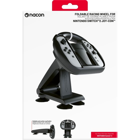 Nacon Folding Steering Wheel Joy-Con Τιμονιέρα Nintendo Switch 2 - Μαύρο image 6