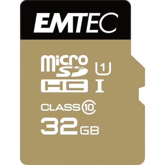 Κάρτα Μνήμης Emtec MicroSDHC +adapter Cl10 U1 V10 UHS-I 32GB image 1