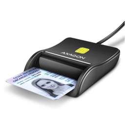AXAGON CRE-SM3N Card Reader USB Smart Card Μαύρο