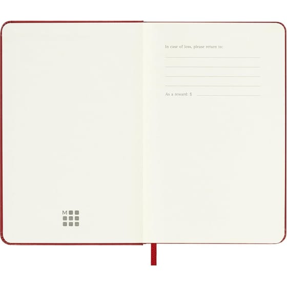 Ημερολόγιο Εβδομαδιαίο Moleskine 2026 12Μ Pocket Scarlet Red Hard image 2