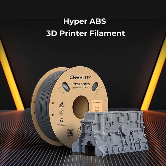 CREALITY Νήμα 3D Εκτυπωτή HYPER ABS 1kg 1.75mm - Γκρι image 8