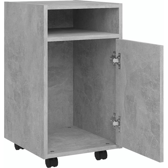 Ντουλάπι Γραφείου VidaXL από Μοριοσανίδα 33x38x60 cm - Γκρι Σκυροδέματος image 5