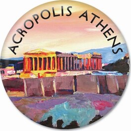 Μαγνήτης GNF THINKOFGREECE Ακρόπολη 5.9 cm