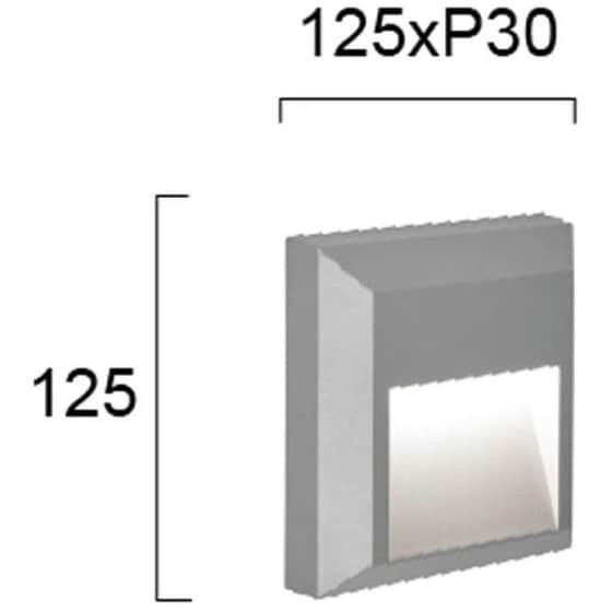 Απλίκα Viokef Led Leros Plus 4137800 από Πλαστικό - Γκρι image 1