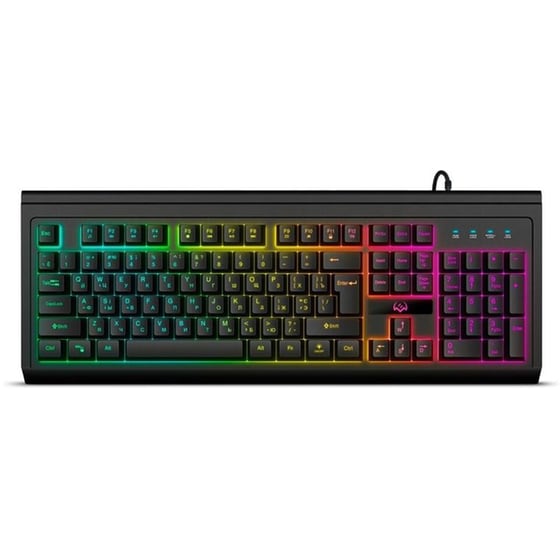 Sven KB-G8400 Gaming Μεμβράνης Ενσύρματο Πληκτρολόγιο RGB Μαύρο (US) image 0