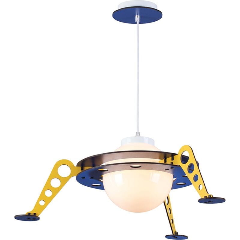 ACA DECOR Παιδικό Φωτιστικό Οροφής Aca Nasa Διαστημόπλοιο ZM681P61