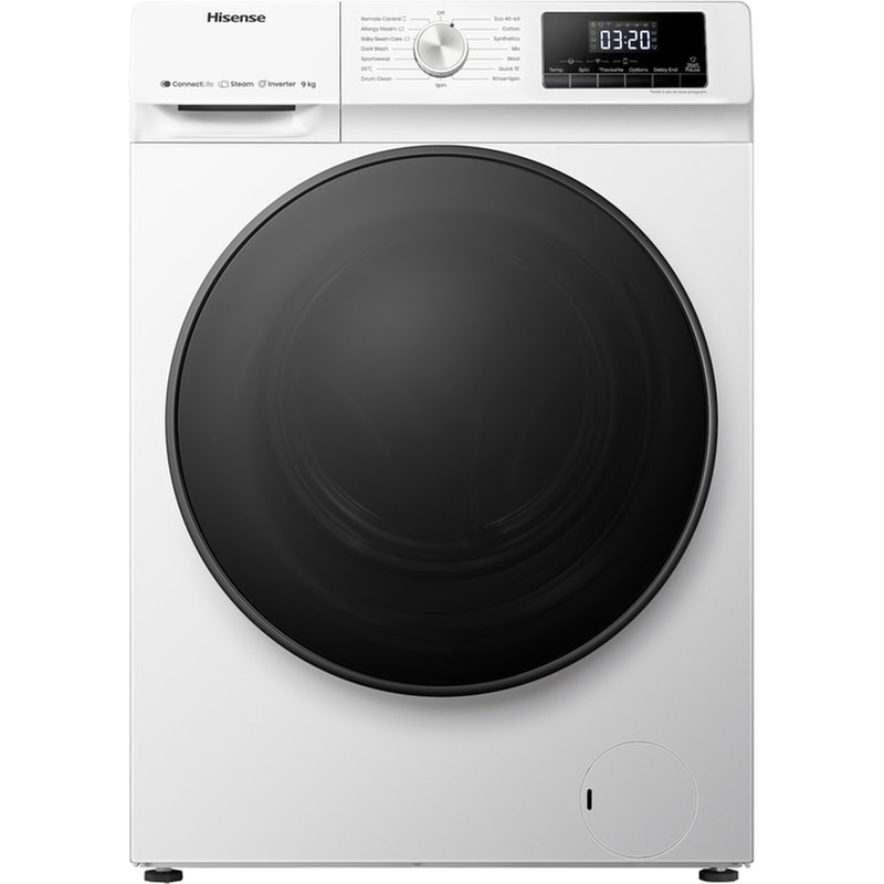 HISENSE WFQA9014EVJMW 9 kg 1400 Στροφές Λευκό Πλυντήριο Ρούχων φωτογραφία