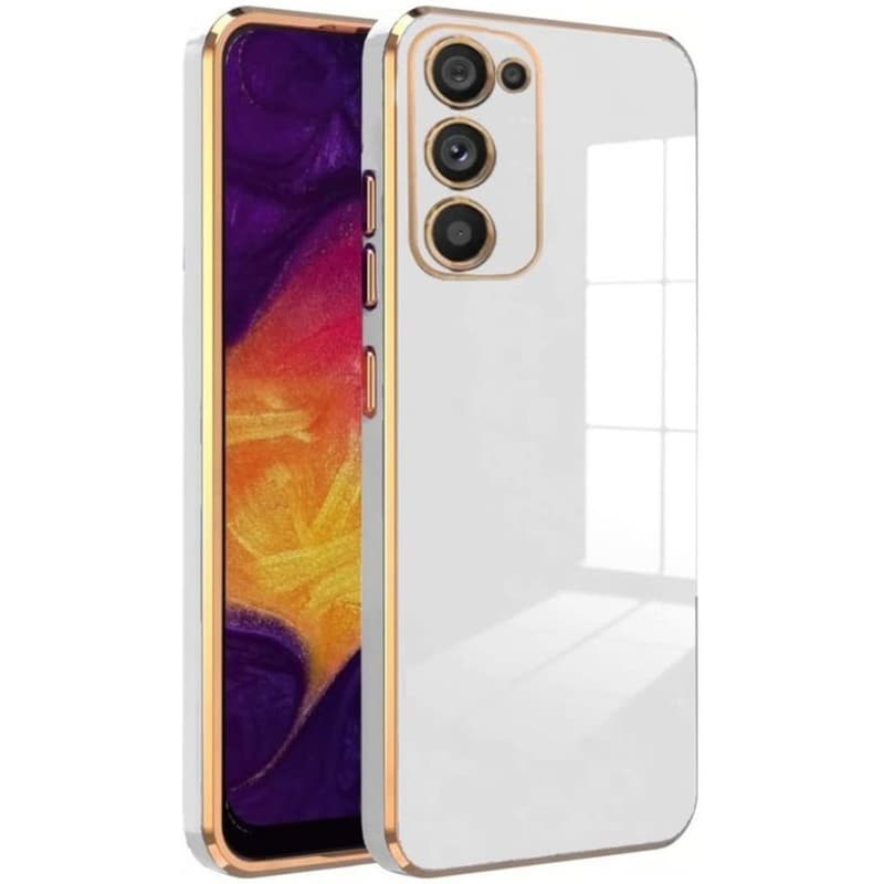 Θήκη Samsung Galaxy S23 - Bodycell Gold Plated - White