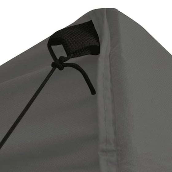 Κιόσκι Vidaxl Ατσάλι Πτυσσόμενο 2x2m - Ανθρακί image 5