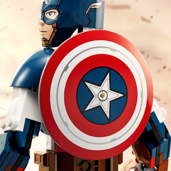 LEGO® Marvel Captain America Construction Figure (76258) image 8