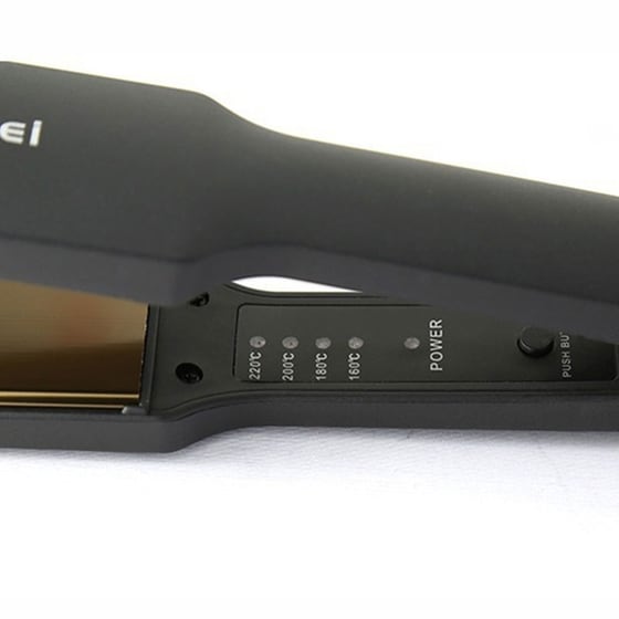 Ισιωτικό Μαλλιών KEMEI Km 329 40 W Μαύρο image 3