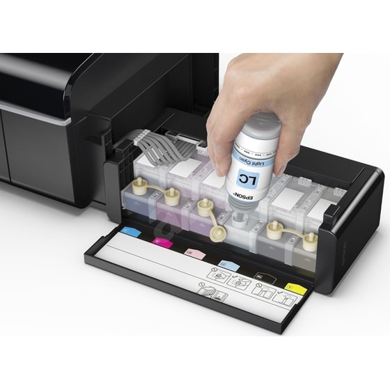 Epson EcoTank L805  Έγχρωμος Φωτογραφικός Εκτυπωτής A4 με WiFi (C11CE86401) image 1