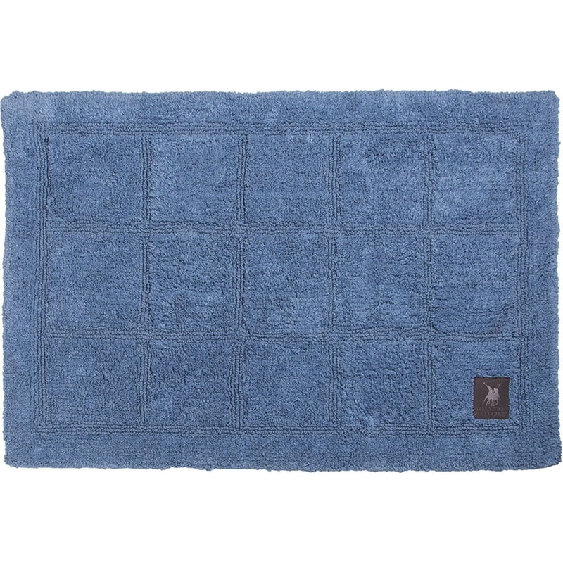 GREENWICH POLO CLUB Πατάκι Μπάνιου Greenwich Ορθογώνιο Polo Club Βαμβακερό 60x90 cm - Μπλε
