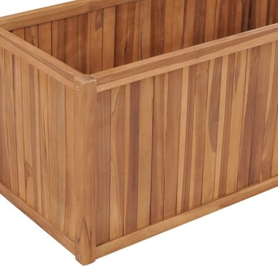 Vidaxl Ζαρντινιέρα 100 X 50 X 50 Εκ. Από Μασίφ Ξύλο Teak image 5