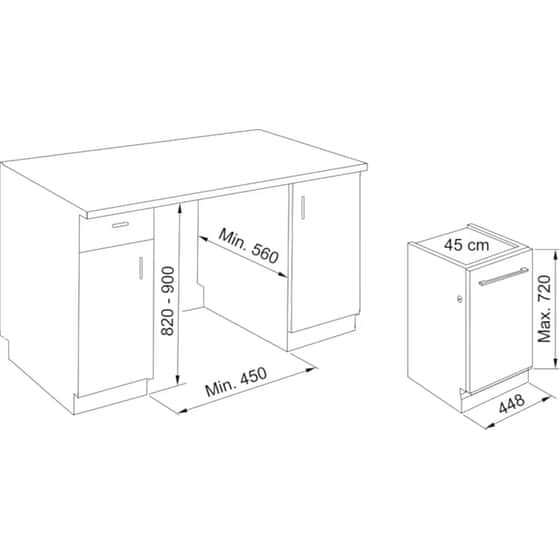 FRANKE SMART FDW 4510 E8P E για 10 Σερβίτσια με Aqua Stop Πλήρως Εντοιχιζόμενο Πλυντήριο Πιάτων image 2