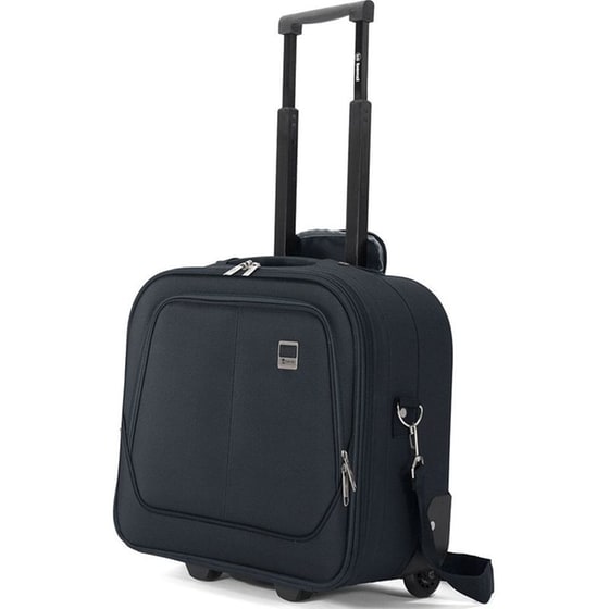 Βαλίτσα Ταξιδίου Καμπίνας Επαγγελματικό&nbsp;Τρόλεϋ&nbsp;Benzi&nbsp;Μαύρο image 2
