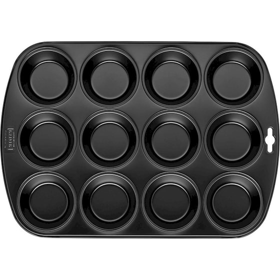 Φόρμα για Muffins Kaiser Inspiration για 12 Muffin Cupcakes 38x27cm - Μαύρη image 3
