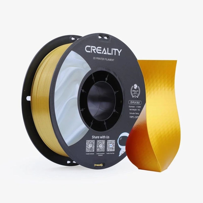 Creality CR-PLA 1.75mm Silk Golden Glossy 3D Printer Filament