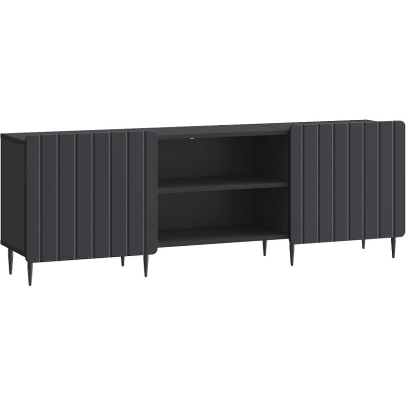 Έπιπλο Τηλεόρασης VidaXL 150 x 31 x 52 cm - Μαύρο