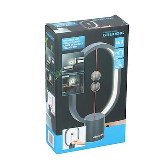 Grundig Διακοσμητική Λάμπα Led 3w Με Μαγνητικό Διακόπτη Και 2 Μαγνήτες, Heng Balance Lamp image 1