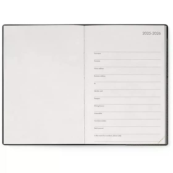 Ημερολόγιο Εβδομαδιαίο Legami 2026 12Μ Medium Με Σ Ημερολόγιο Deep Graphite image 1