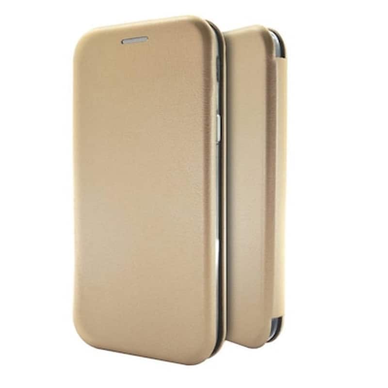 Θήκη Xiaomi Poco M3 – Ancus Magnetic Curve Book Case – Gold
