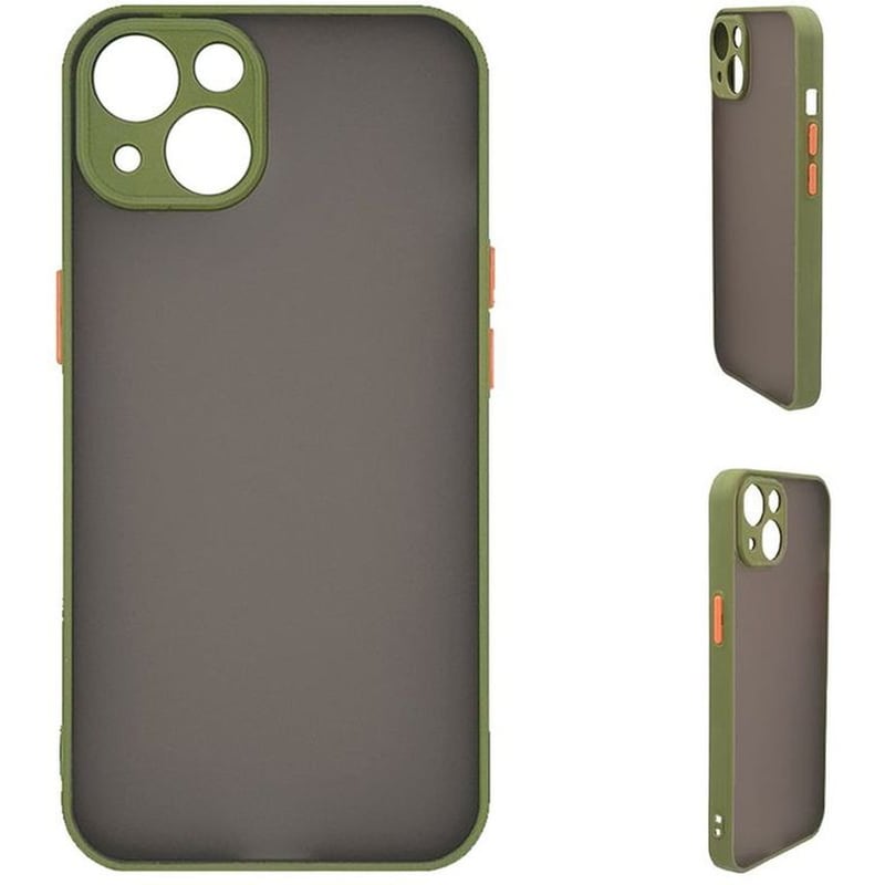 Θήκη Apple iPhone 15 - Sonique Color Button Bumper - Πράσινο