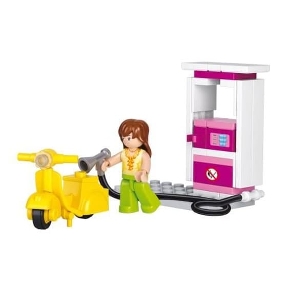 Sluban Τουβλάκια Girls Dream, Petrol Station M38-b0518, 37τμχ image 0