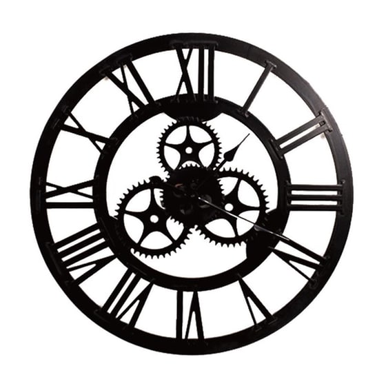 Αναλογικό Ρολόι Home Deco Factory Τοίχου 70 cm - Μαύρο image 0